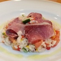 2019.0219料理教室‗お刺身とお米のサラダ